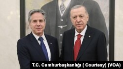 Cumhurbaşkanı Recep Tayyip Erdoğan, ABD Dışişleri Bakanı Blinken’la Esenboğa Havalimanı’nda görüştü.