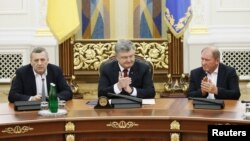 Ахтем Чийгоз, Петр Порошенко и Ильми Умеров