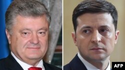 Петр Порошенко и Владимир Зеленский