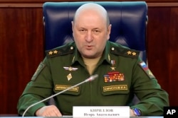 Rusya'nın nükleer, biyolojik ve kimyasal koruma birliklerinin başında bulunan Korgeneral Igor Kirillov.